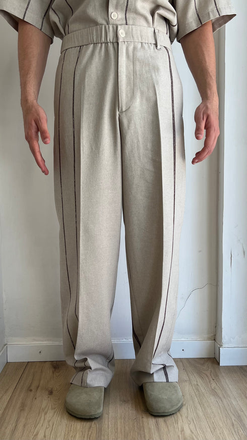 PANTALONE IN LINO